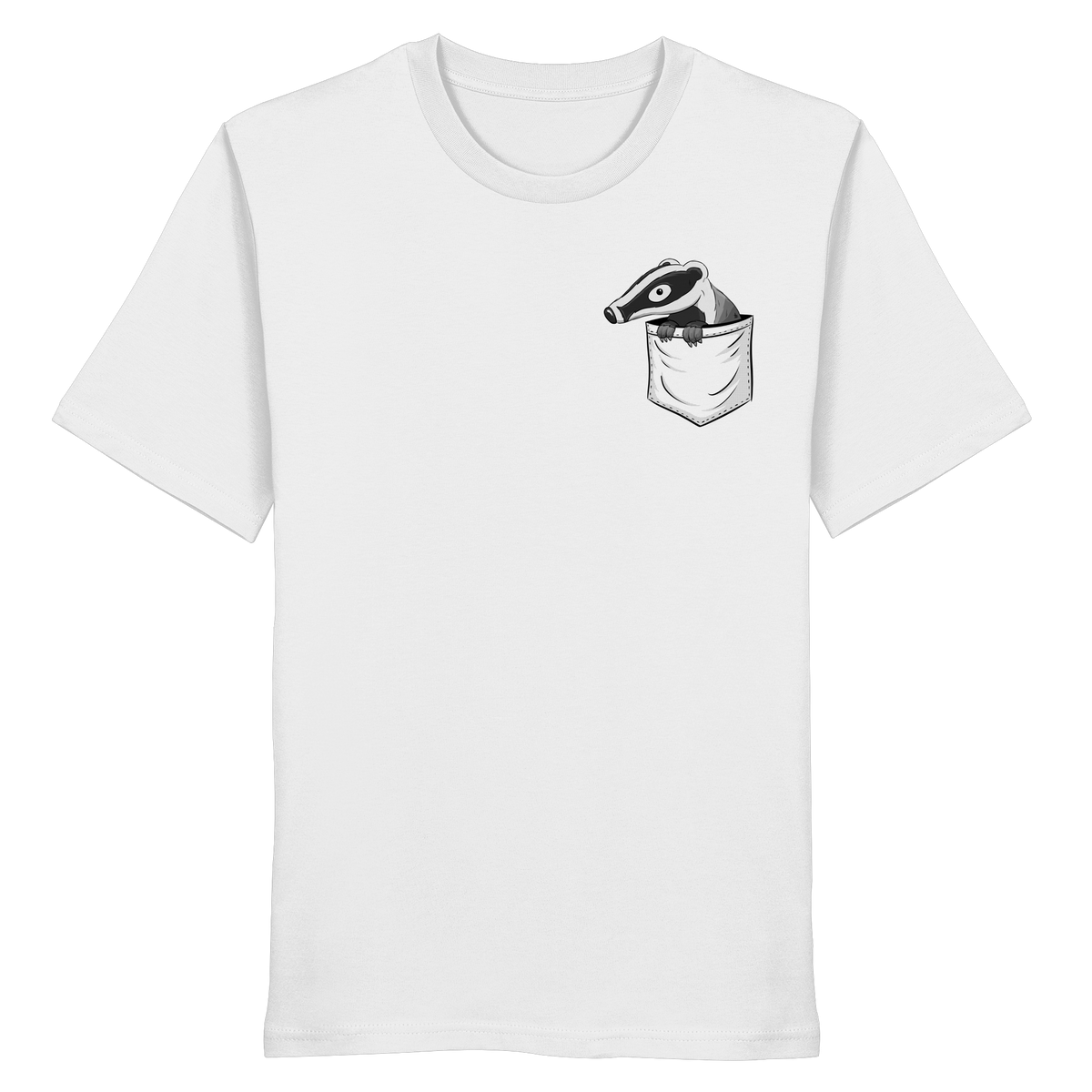 Lustig gemütlicher Dachs In der Tasche - Organic Shirt