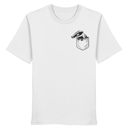 Lustig gemütlicher Dachs In der Tasche - Organic Shirt