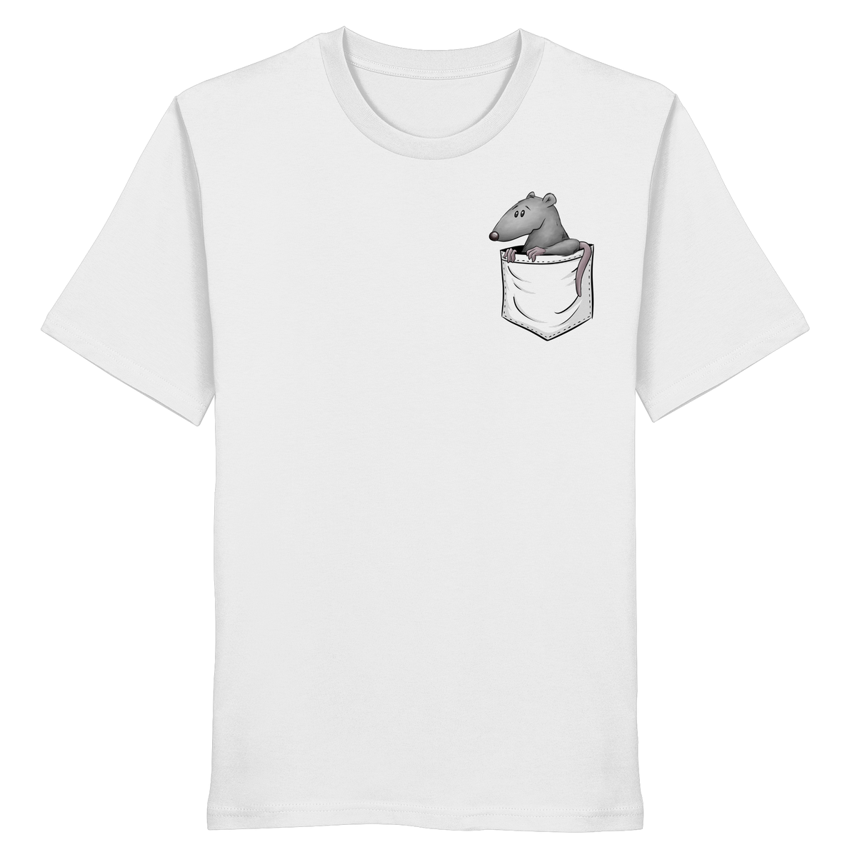 Kleine Ratte in der Tasche - Organic Shirt