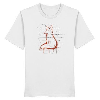 Street Art Fuchs Silhouette - Organic Shirt