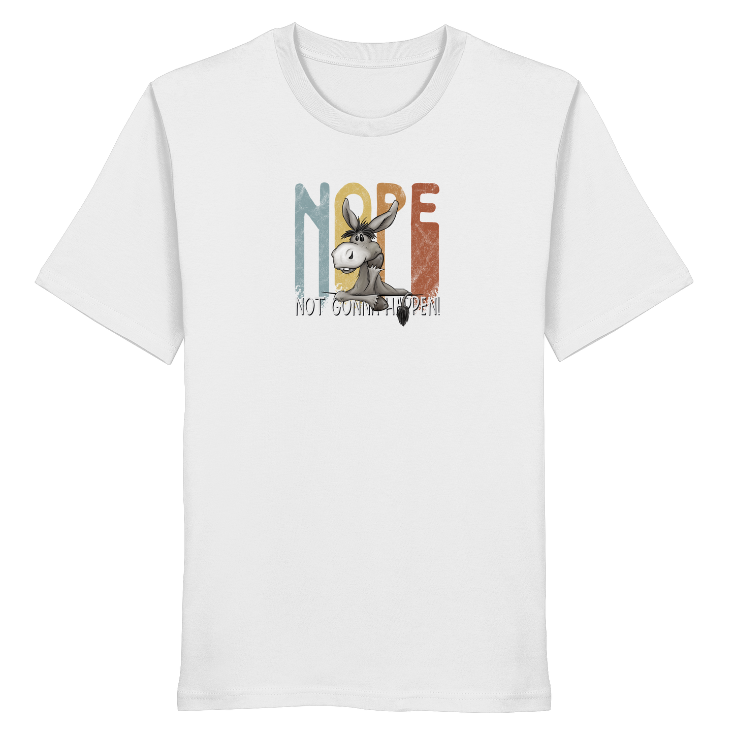Nope | bockiger Esel - Organic Shirt