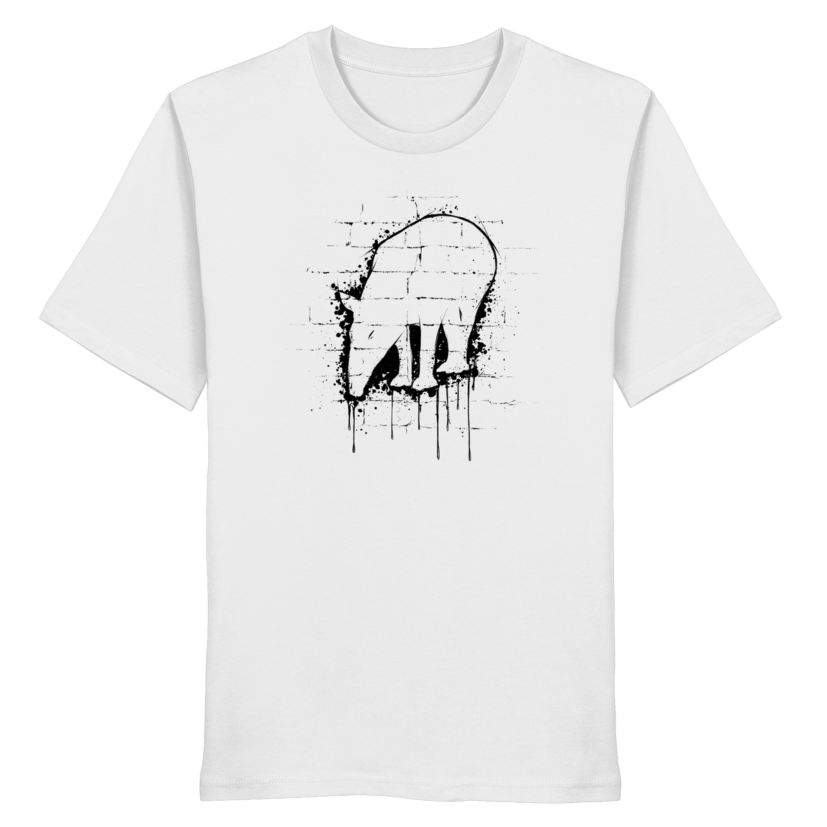 Urban Street Art Tapir Silhouette - Organic Shirt
