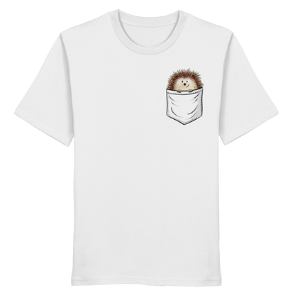 Lustiger Igel in Deiner Brust-Tasche - Organic Shirt
