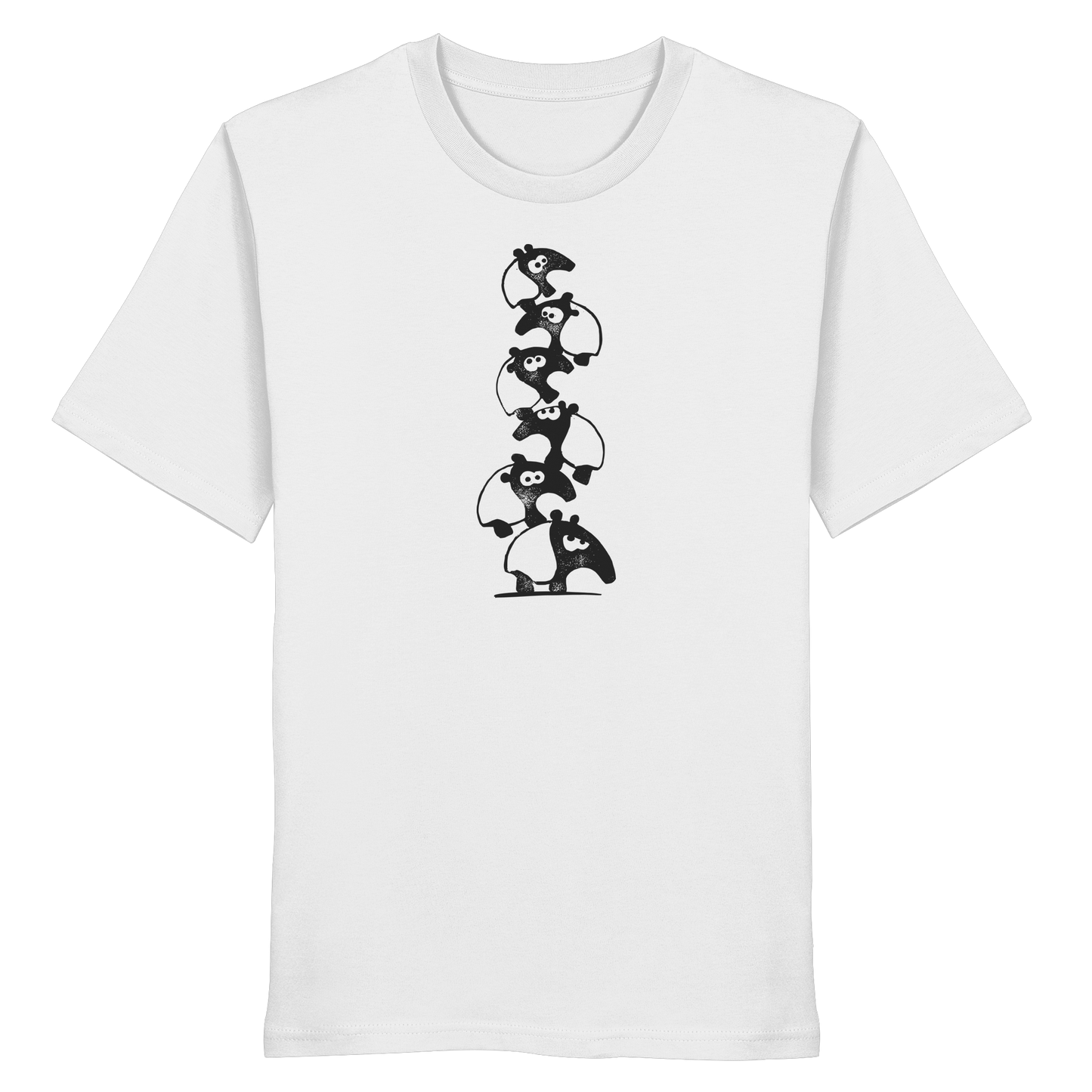 Lustiger Haufen aus Schabracken-Tapiren - Organic Shirt