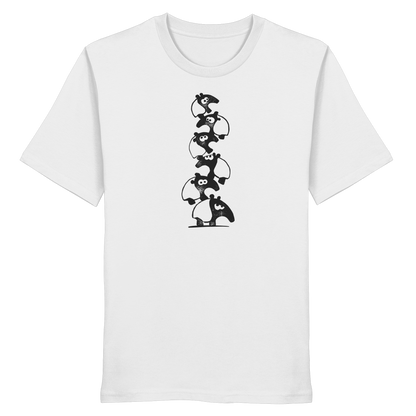 Lustiger Haufen aus Schabracken-Tapiren - Organic Shirt