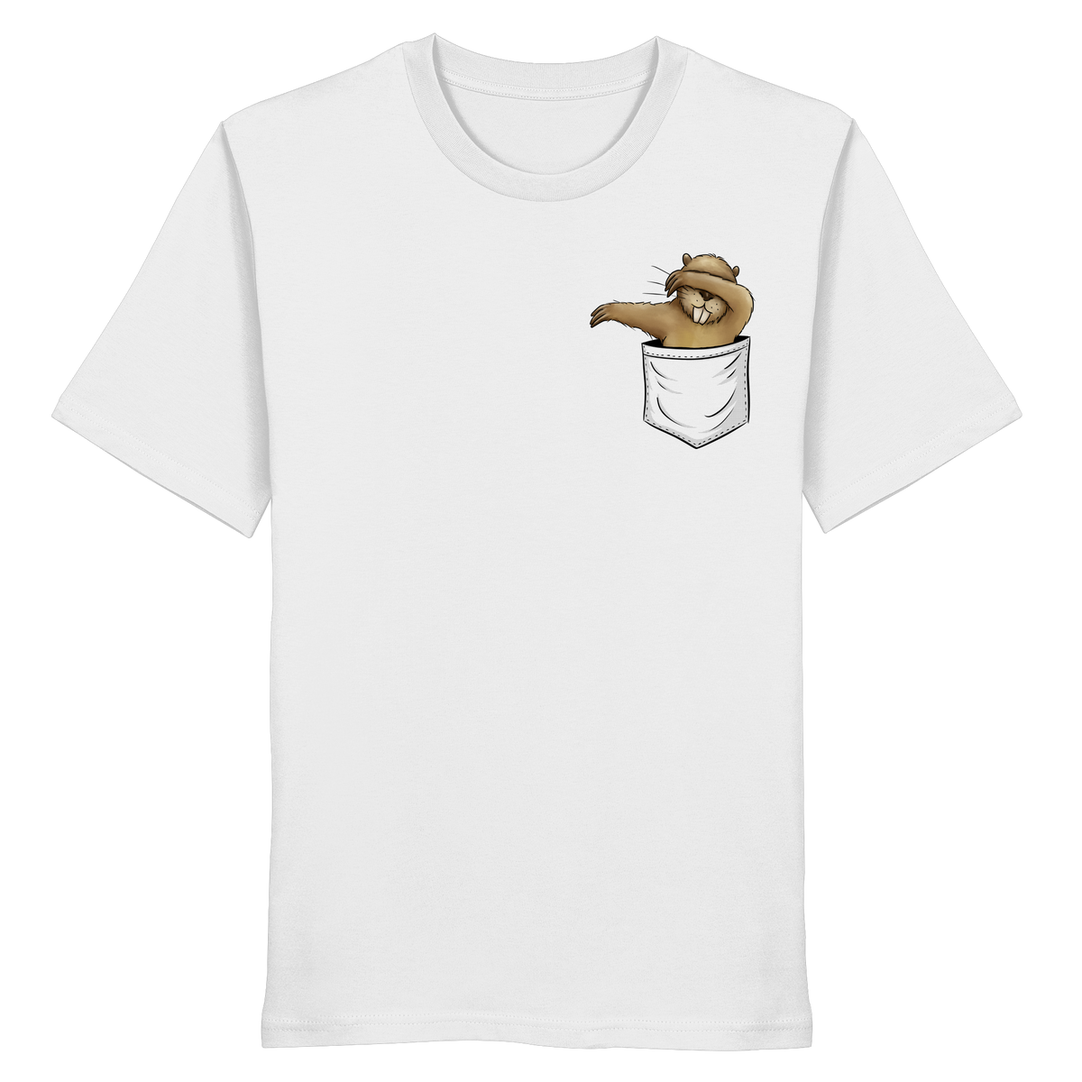 Dabbender Biber in Deiner Tasche - Organic Shirt