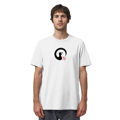 Moin kreischende japanische Enso Möwe - Organic Shirt