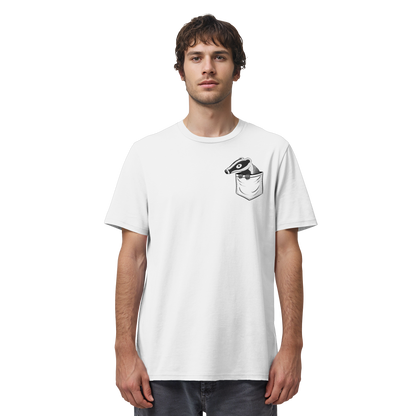 Lustig gemütlicher Dachs In der Tasche - Organic Shirt