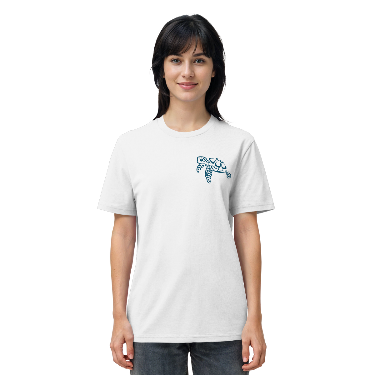 Lässig lustige Wasserschildkröte - Organic Shirt