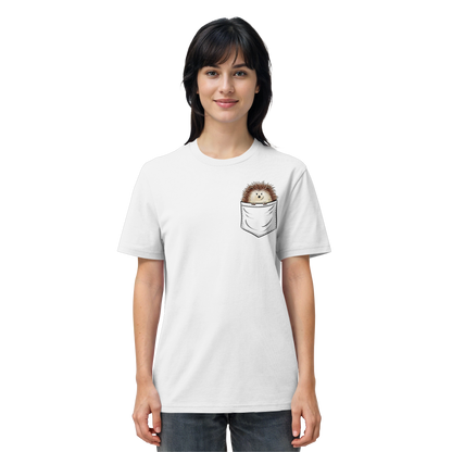 Lustiger Igel in Deiner Brust-Tasche - Organic Shirt