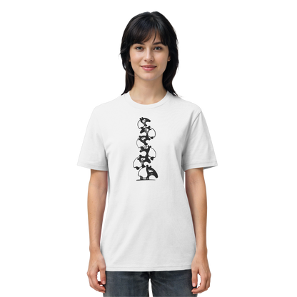 Lustiger Haufen aus Schabracken-Tapiren - Organic Shirt