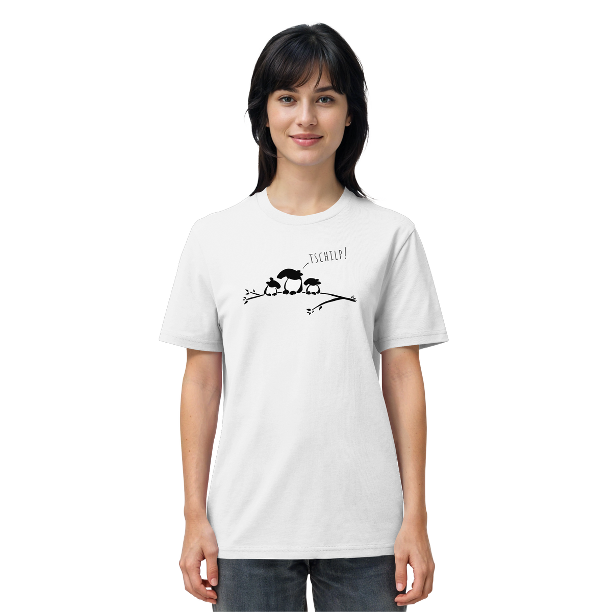 Drei kleine Tapir-Vögel - Organic Shirt