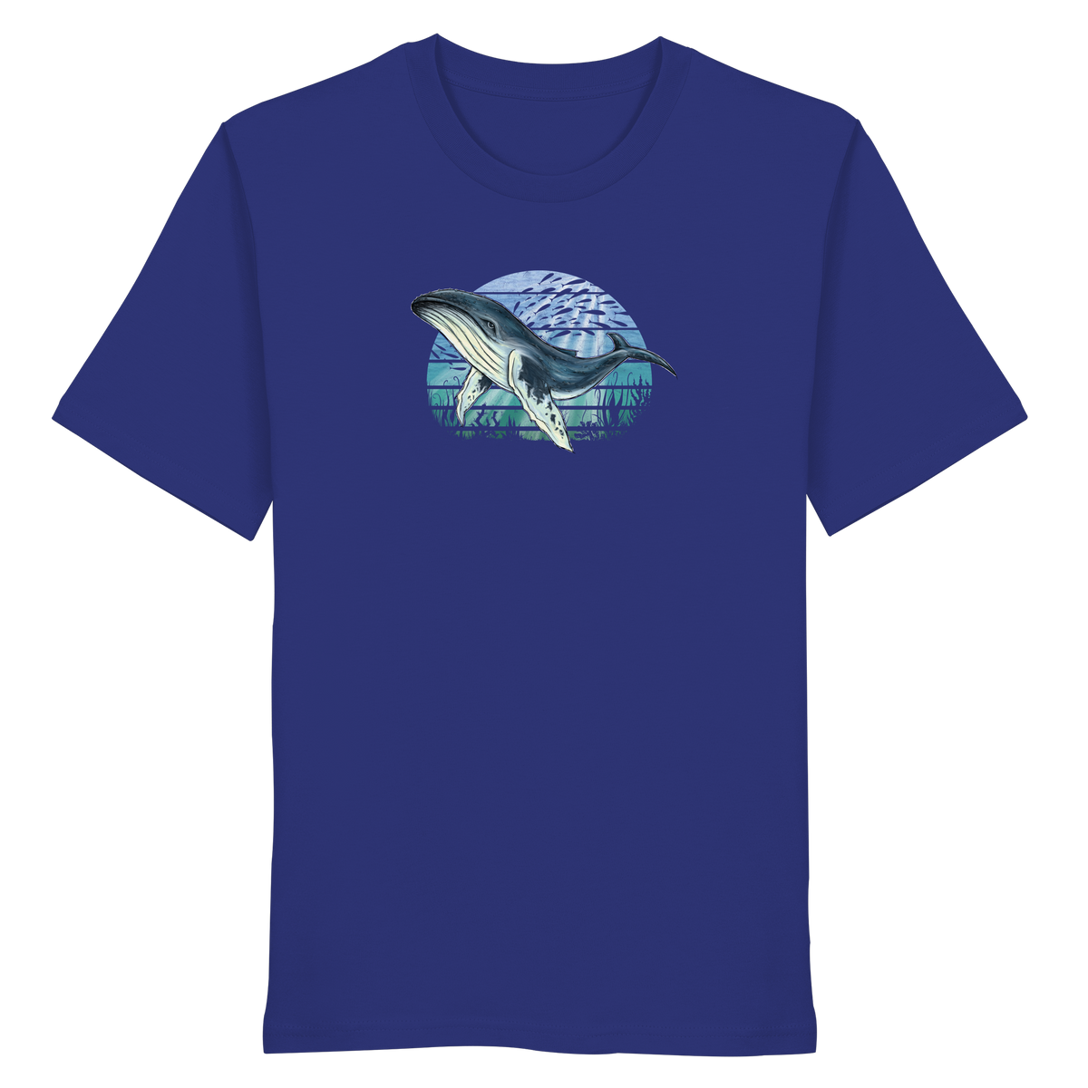 Retro Unterwasser Buckelwal - Organic Shirt