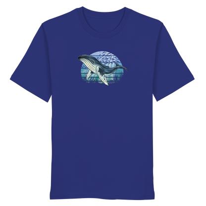 Retro Unterwasser Buckelwal - Organic Shirt