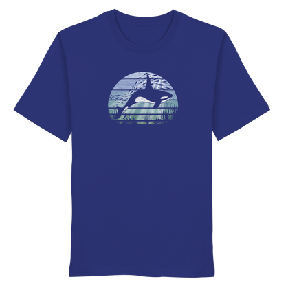Retro Tiefsee Schwertwal Orca - Organic Shirt