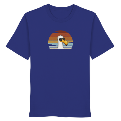 Cool lässige Retro Möwe - Organic Shirt