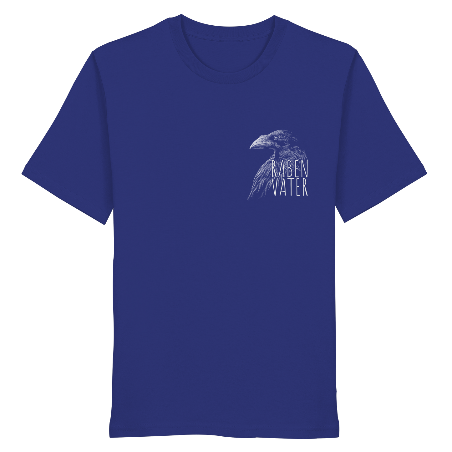 Rabenvater schwarzer Rabe Krähe - Organic Shirt