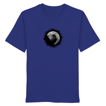 Schwarzer Rabe bei Vollmond  - Organic Shirt