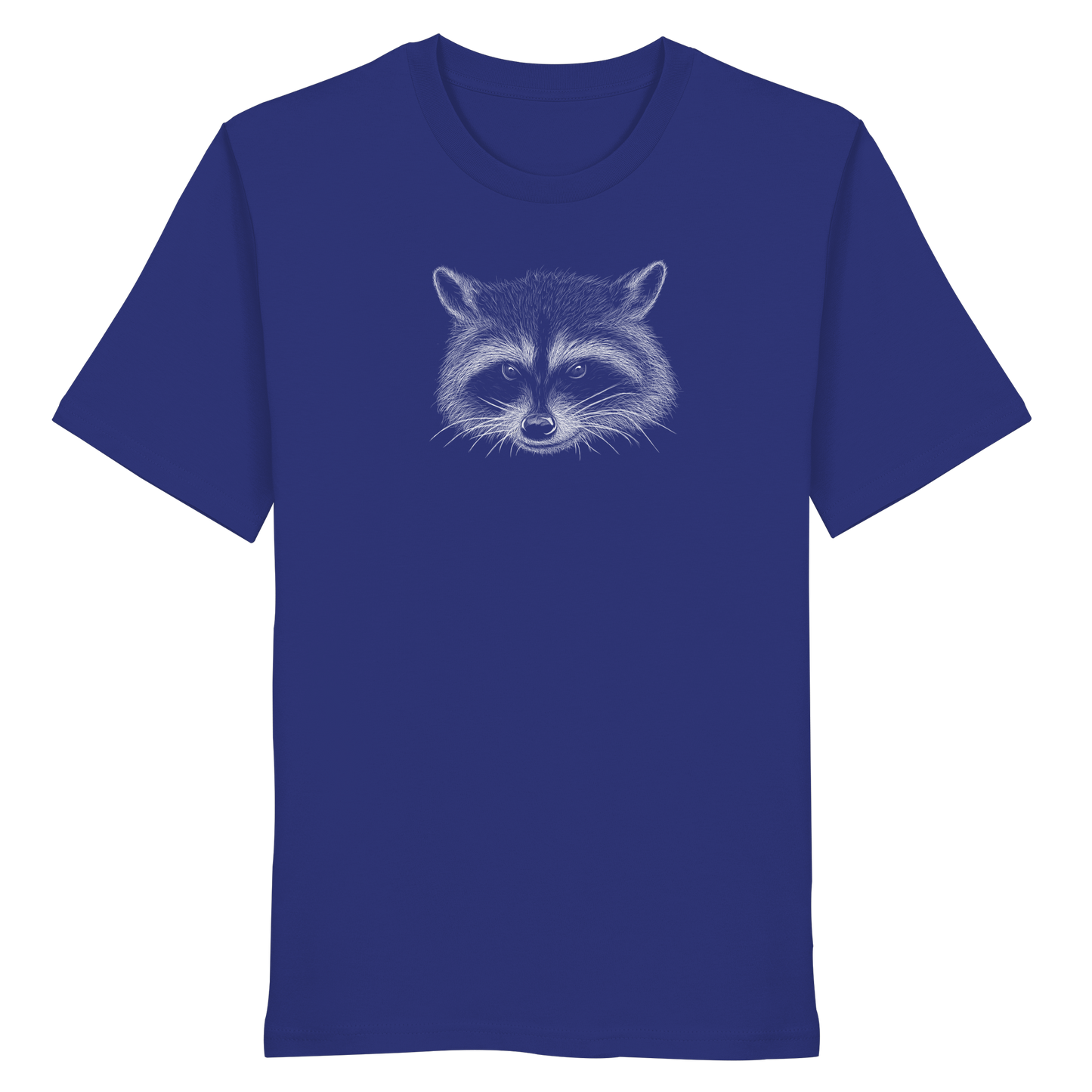 Waschbär Illustration Kritzelkunst - Organic Shirt