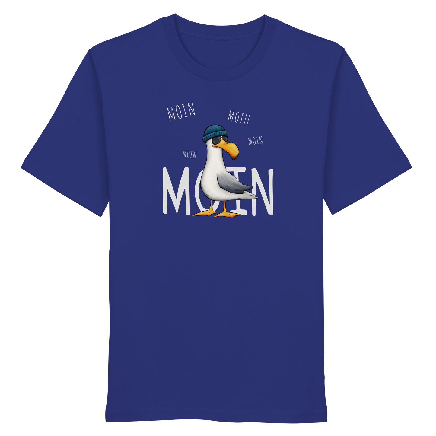 Moin Moin Lässige Hipster Möwe  - Organic Shirt