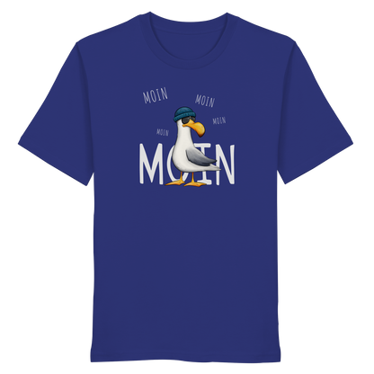 Moin Moin Lässige Hipster Möwe  - Organic Shirt