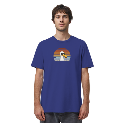 Cool lässige Retro Möwe - Organic Shirt