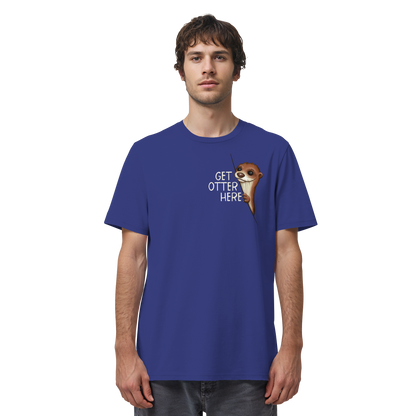 Get Otter Here | Lustiger Otter Kalauer - Organic Shirt