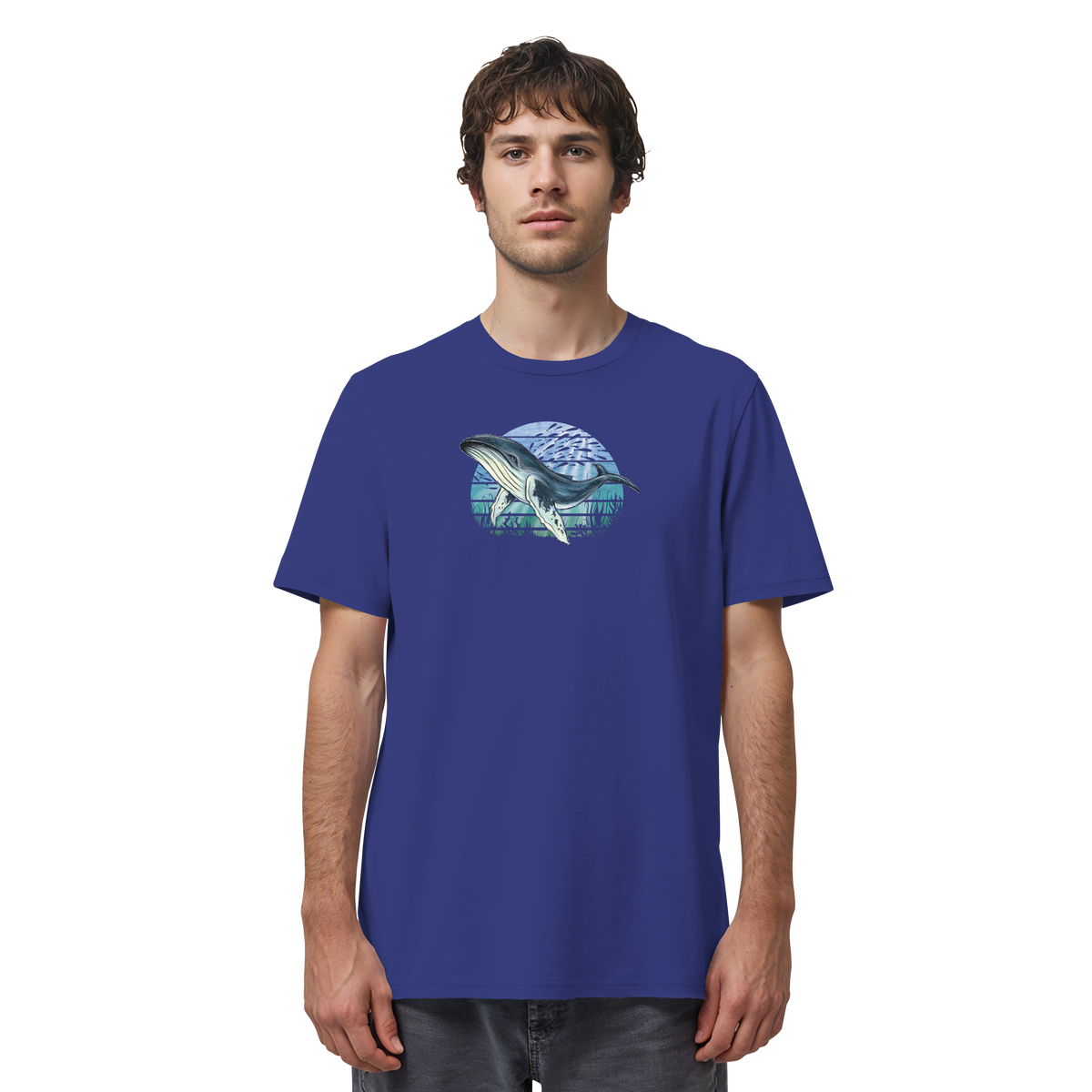 Retro Unterwasser Buckelwal - Organic Shirt