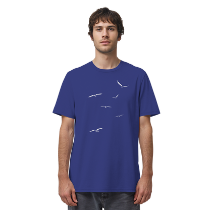 Vogelschwarm – Traum vom Fliegen - Organic Shirt