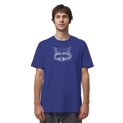 Waschbär Illustration Kritzelkunst - Organic Shirt