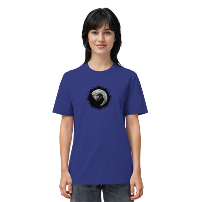 Schwarzer Rabe bei Vollmond  - Organic Shirt