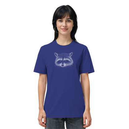Waschbär Illustration Kritzelkunst - Organic Shirt