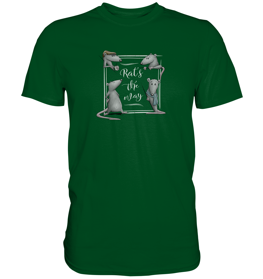 Rat’s The Way Kaffeehaus Ratten - Premium Shirt