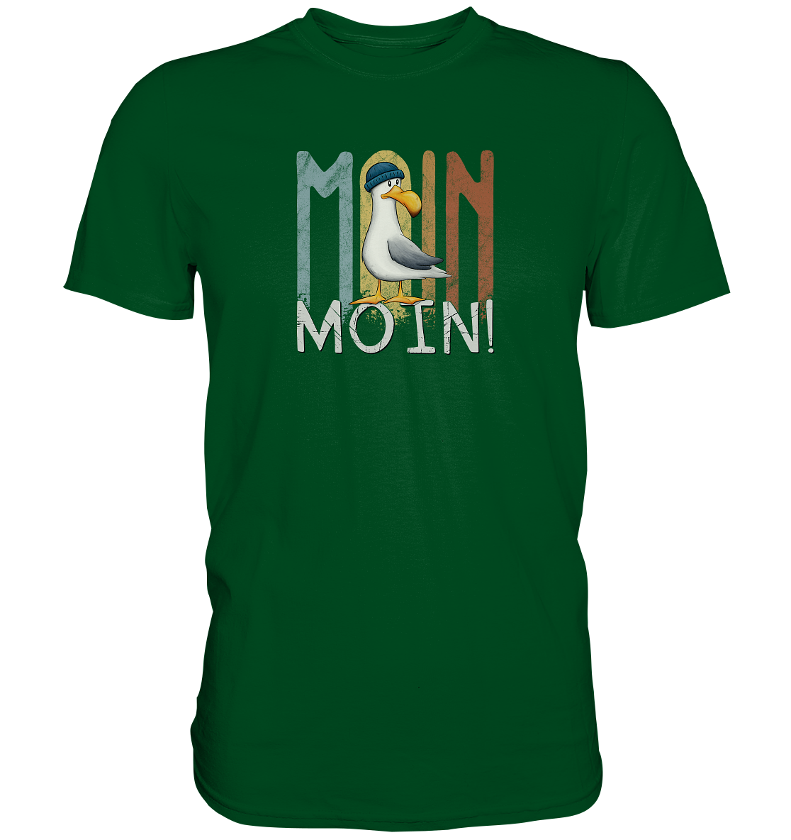 Moin Moin norddeutsche Möwe - Premium Shirt