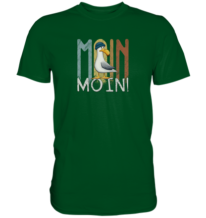 Moin Moin norddeutsche Möwe - Premium Shirt