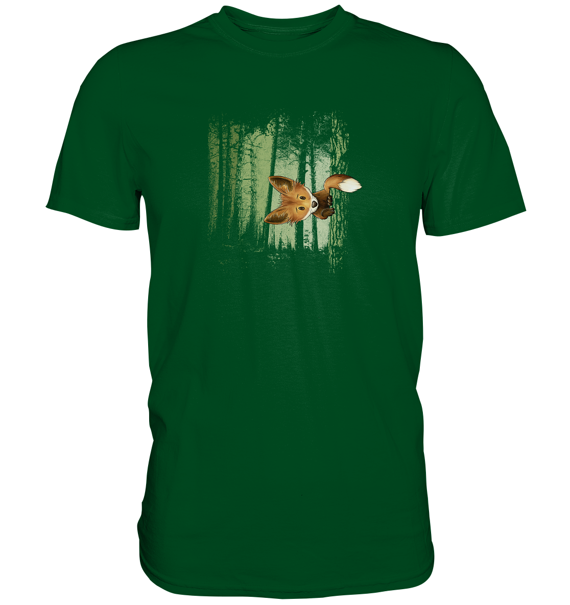 Fuchs im Zwielicht-Wald - Premium Shirt