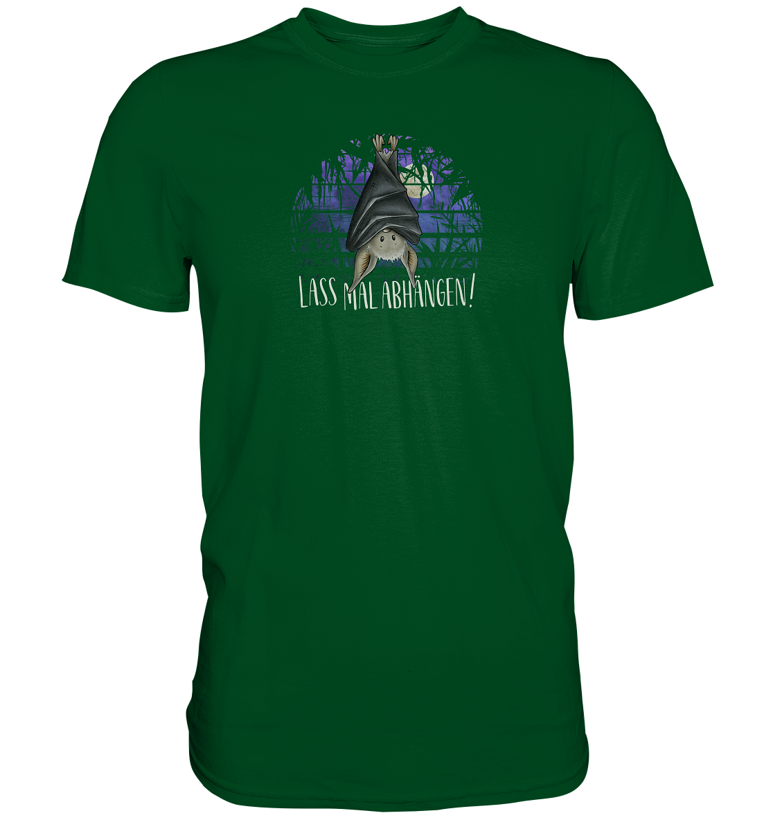 Lass mal abhängen Fledermaus - Premium Shirt