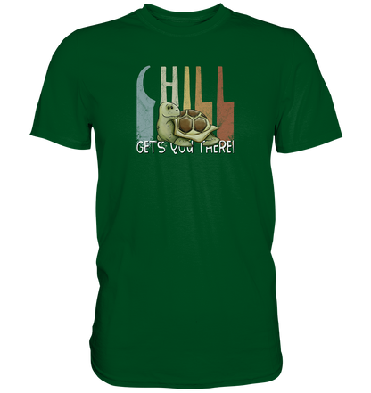 Gechillt gemütliche Schildkröte - Premium Shirt