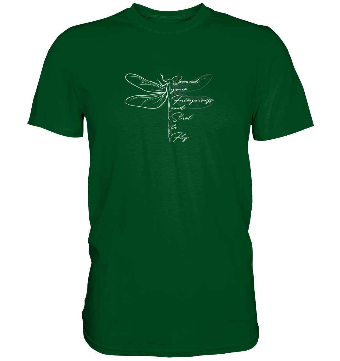 Breite die Flügel aus und flieg los | Libelle - Premium Shirt