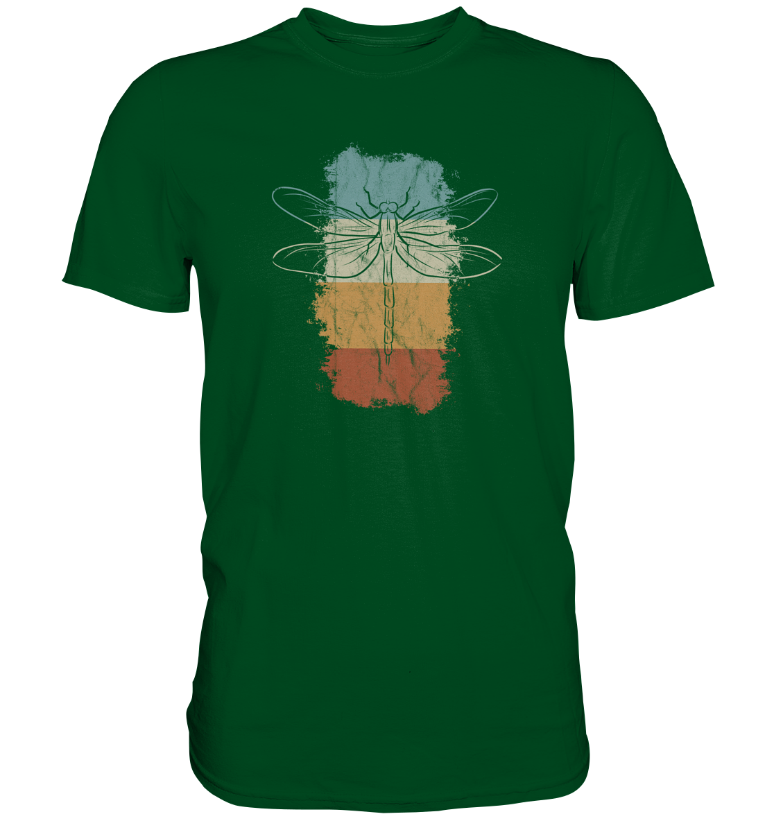 Retro Kunst Libelle | Vintage Dragonfly - Premium Shirt