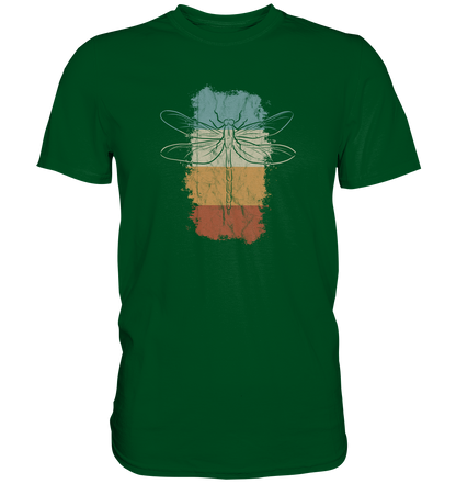 Retro Kunst Libelle | Vintage Dragonfly - Premium Shirt
