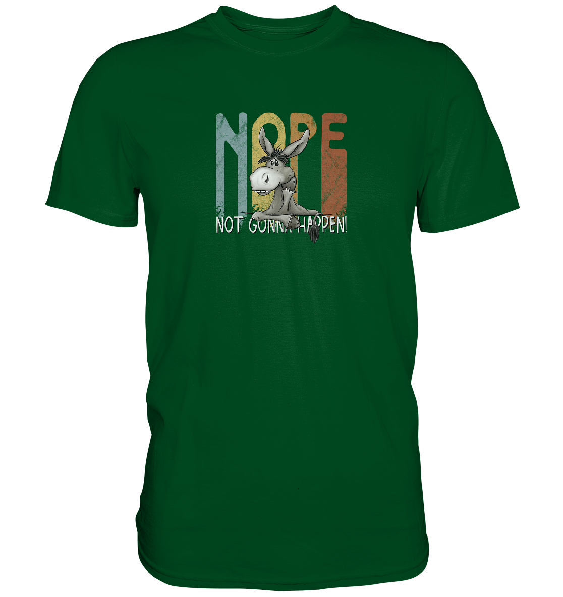 Nope | bockiger Esel - Premium Shirt
