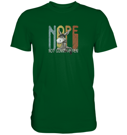 Nope | bockiger Esel - Premium Shirt