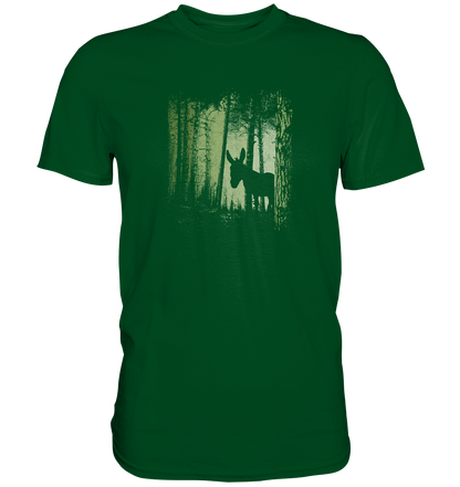 Esel im Zwielicht-Wald - Premium Shirt