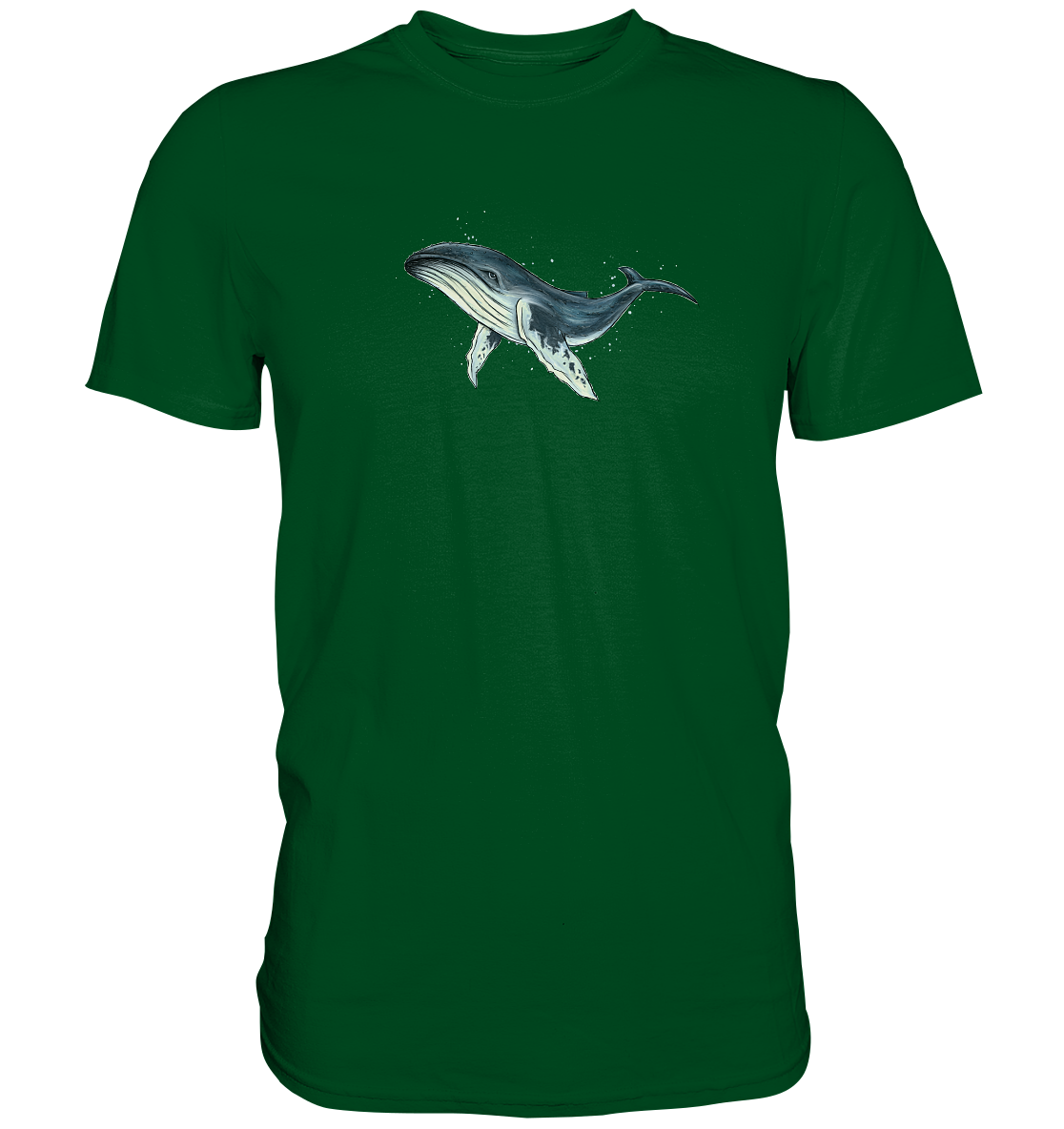 Tiefsee Ozean-Riese Buckelwal - Premium Shirt