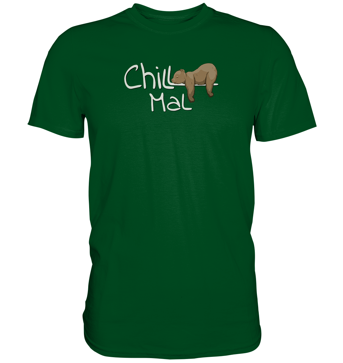 Chill Mal schläfriger Braunbär - Premium Shirt