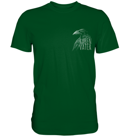 Rabenvater schwarzer Rabe Krähe - Premium Shirt