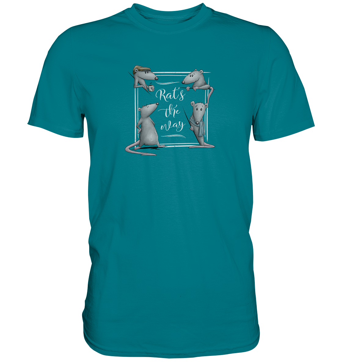Rat’s The Way Kaffeehaus Ratten - Premium Shirt