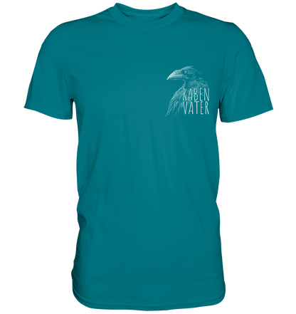 Rabenvater schwarzer Rabe Krähe - Premium Shirt
