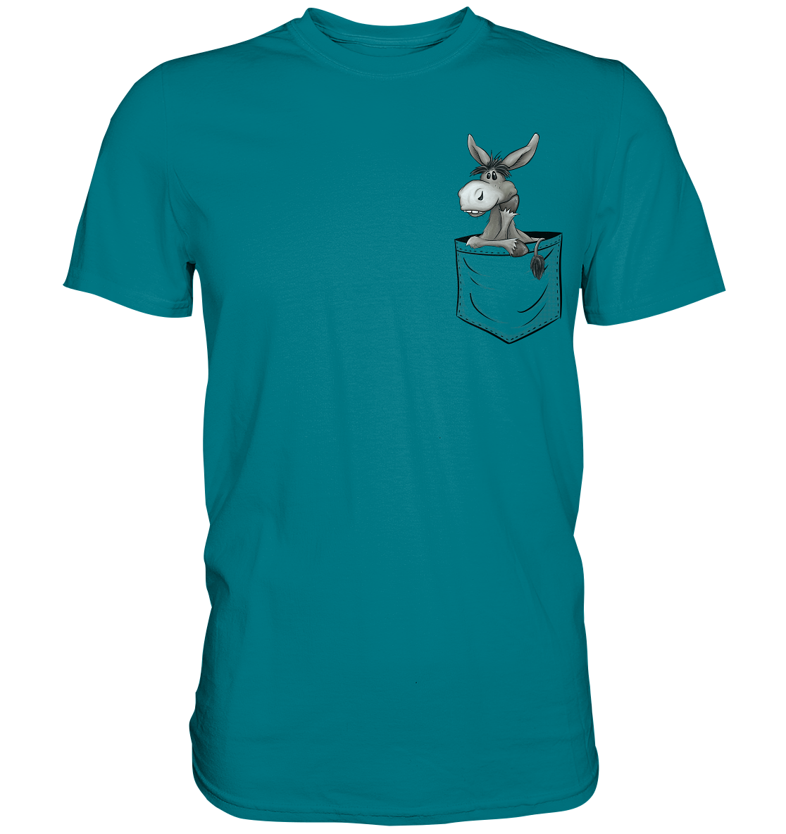 Bockiger Esel in Deiner Tasche - Premium Shirt